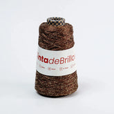 Cinta de Brillos 4mm Café/Dorad