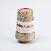 Cinta de Brillos 4mm Mocca/Plateado