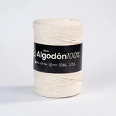 Hilaza Algodón 100% 4mm Crudo