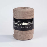 Hilaza Algodón 100% 4mm Tabaco