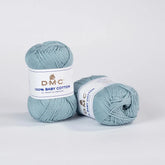 Lana Baby Cotton Azul Acero