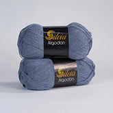 Lana Silvia Algodón Azul Nava