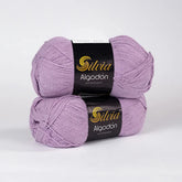 Lana Silvia Algodón Lila Oscur