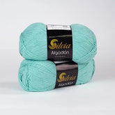 Lana Silvia Algodón Verde Crem