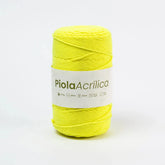 Piola Acrílica 1.5mm-2mm Amarillo Neón