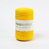 Piola Acrílica 1.5mm-2mm Amarillo
