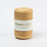 Piola Acrílica 1.5mm-2mm Caqui