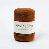 Piola Acrílica 1.5mm-2mm Carmel Oscuro