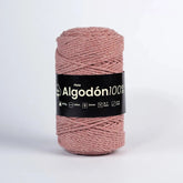 Piola Algodón 100% 3mm Guayaba