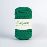 Piola Eco Algodón 3mm Verde Navidad