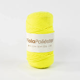 Piola Poliéster 3mm Amarillo Neón
