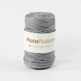 Piola Poliéster 3mm Gris