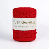 Piola Yute Sintético 3mm Rojo