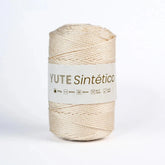 Piola Yute Sintético 3mm Vainilla