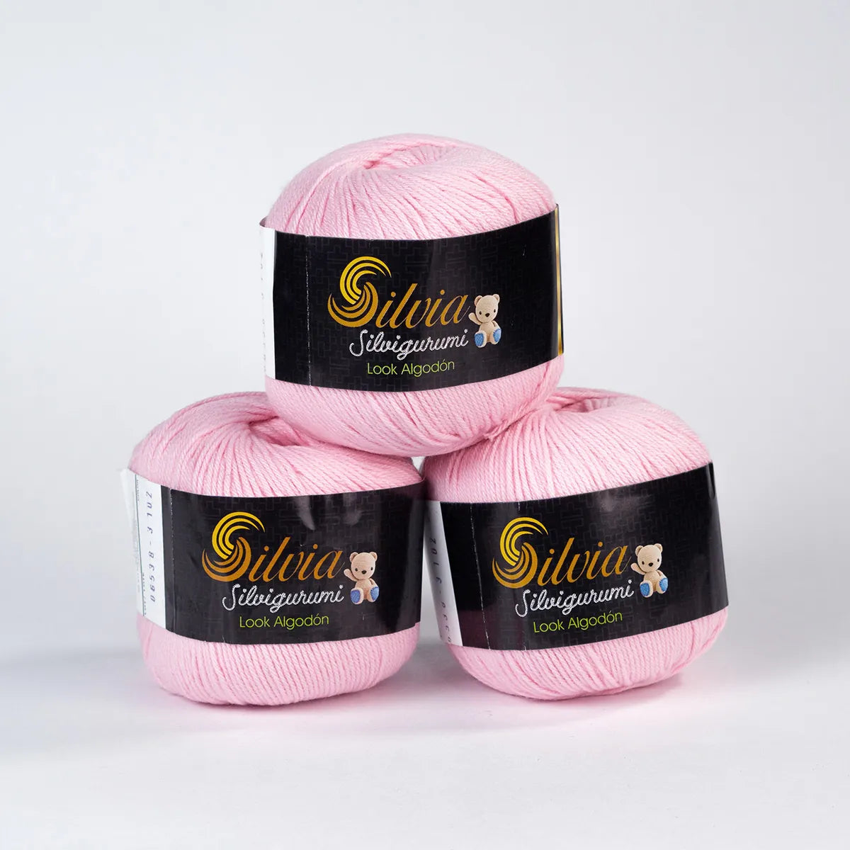 Lana Silvigurumi Rosa Bebé