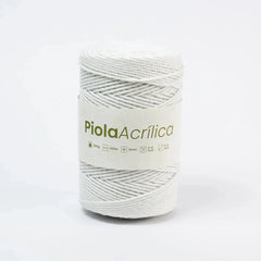 Piola Acrílica 1.5mm-2mm Blanco
