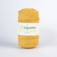 Piola Eco Algodón 3mm Azul Nube