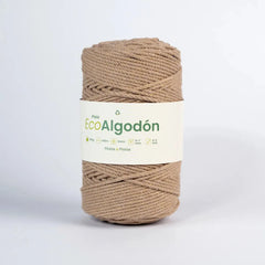 Piola Eco Algodón 3mm Ocre