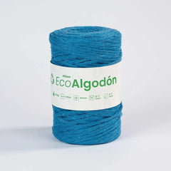 Hilaza Eco Algodón 4mm Turquesa