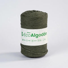 Hilaza Eco Algodón 4mm Verde Militar