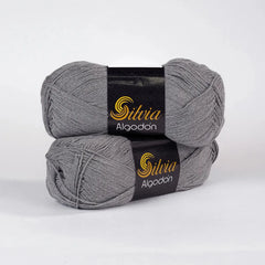 Lana Silvia Algodón Gri