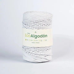 Piola Eco Algodón 3mm Blanco