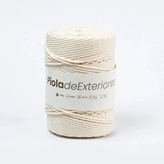 Piola Exteriores 4mm Crudo