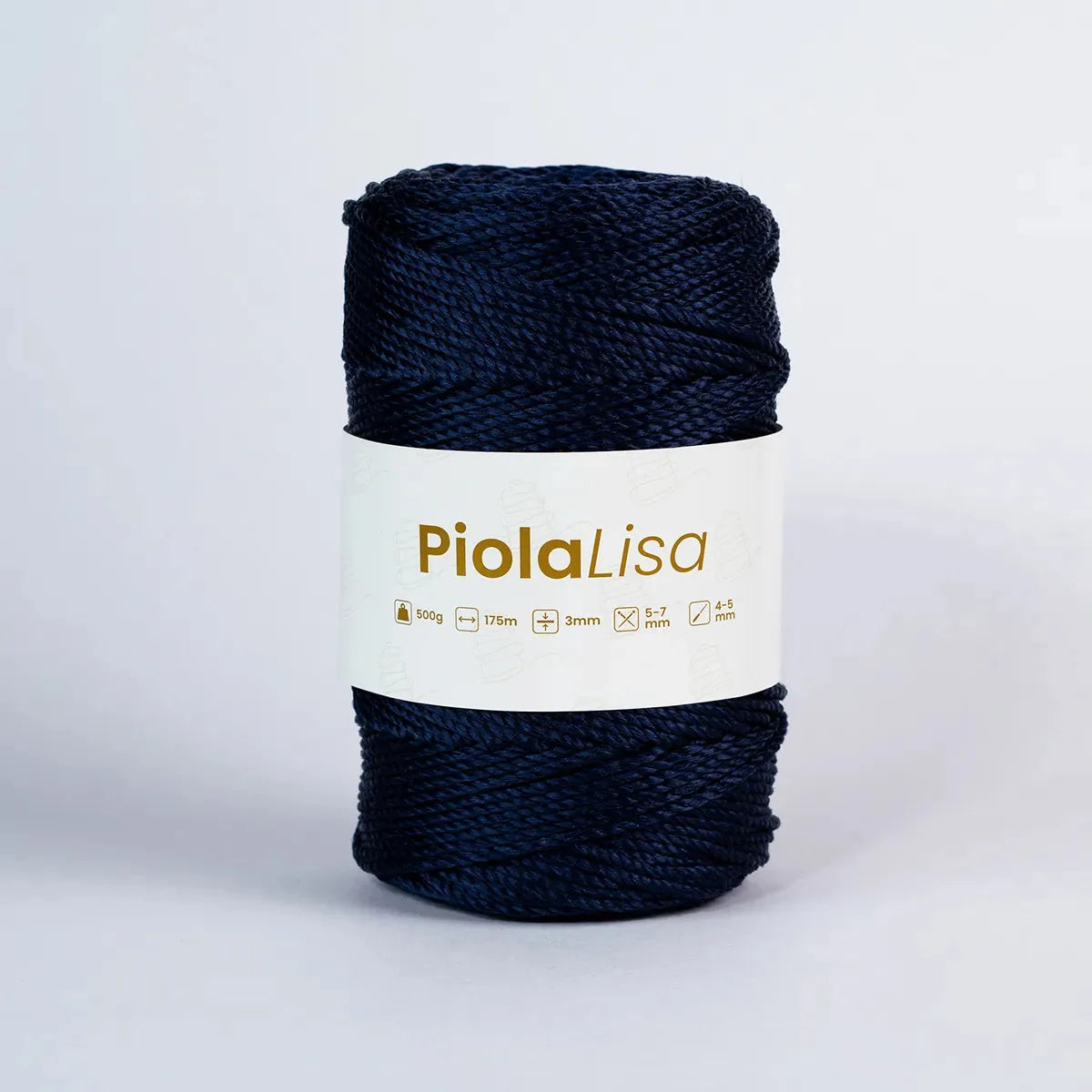Piola Lisa 3mm Azul Naval