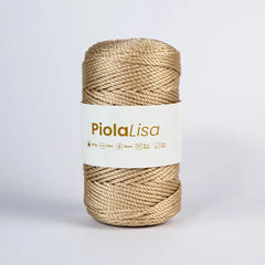 Piola Lisa 3mm Dorado