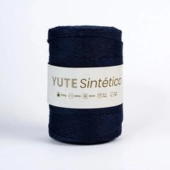 Piola Yute Sintético 3mm Azul Oscuro