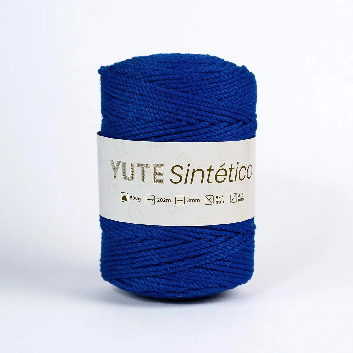 Piola Yute Sintético 3mm Azul Rey